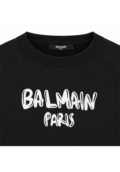 Felpa con logo BALMAIN KIDS | BZ4A60 Z3728930BC